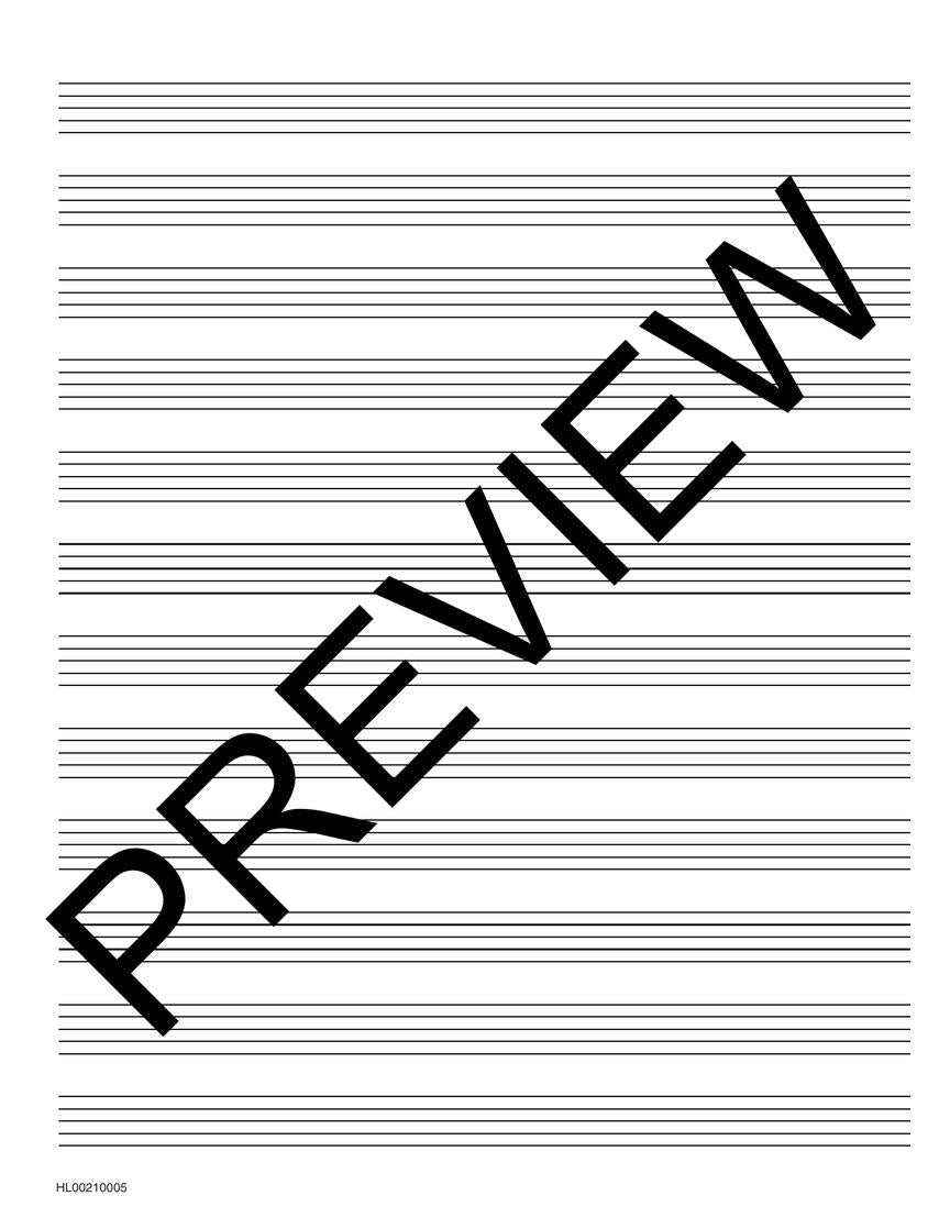 Standard Wirebound Manuscript Paper (Green Cover) Manuscript Paper