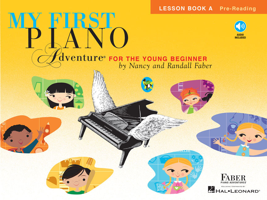 My First Piano Adventure Lesson Book A with Online Audio Faber Piano Adventures® Softcover Audio Online