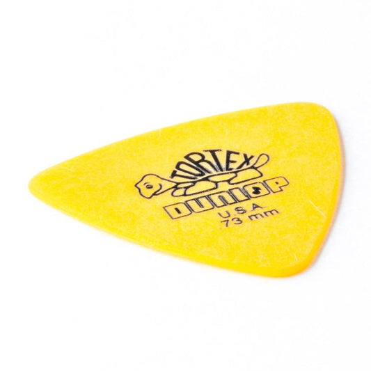 Dunlop Yellow 0.73mm Tortex® Triangle Guitar Pick (6/pack)