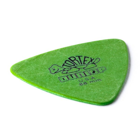 Dunlop Green 0.88mm Tortex® Triangle Guitar Pick (6/pack)