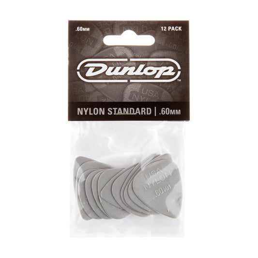 Dunlop 0.60mm Nylon Guitar Pick (12/bag)