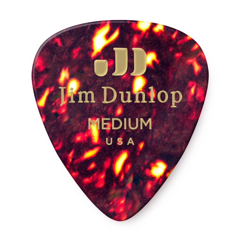 Dunlop Medium Celluloid Guitar Pick (12/Bag)