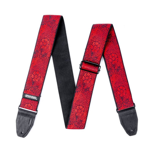 Dunlop Jacquard Guitar Strap, Albion Red