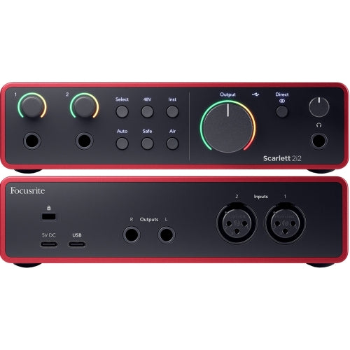 Focusrite Scarlett 2i2 4th Gen USB Audio Interface