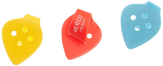 Herco Flat Thumbpicks, Heavy, 3/Player's Pack