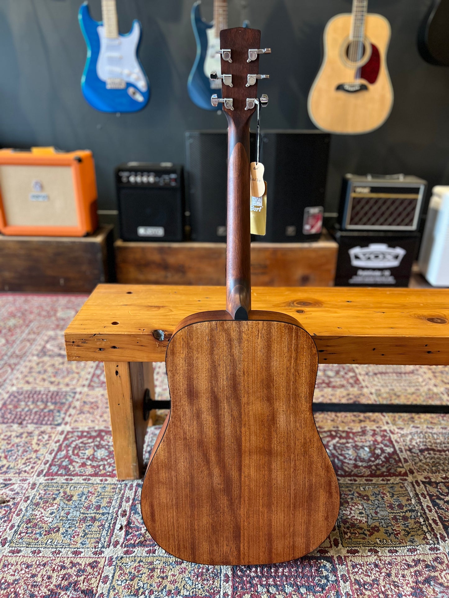 Cort Earth Series Acoustic Guitar, Open Pore