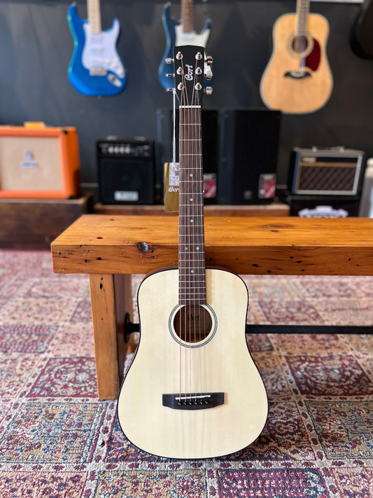 Cort Travel Acoustic Guitar, Open Pore