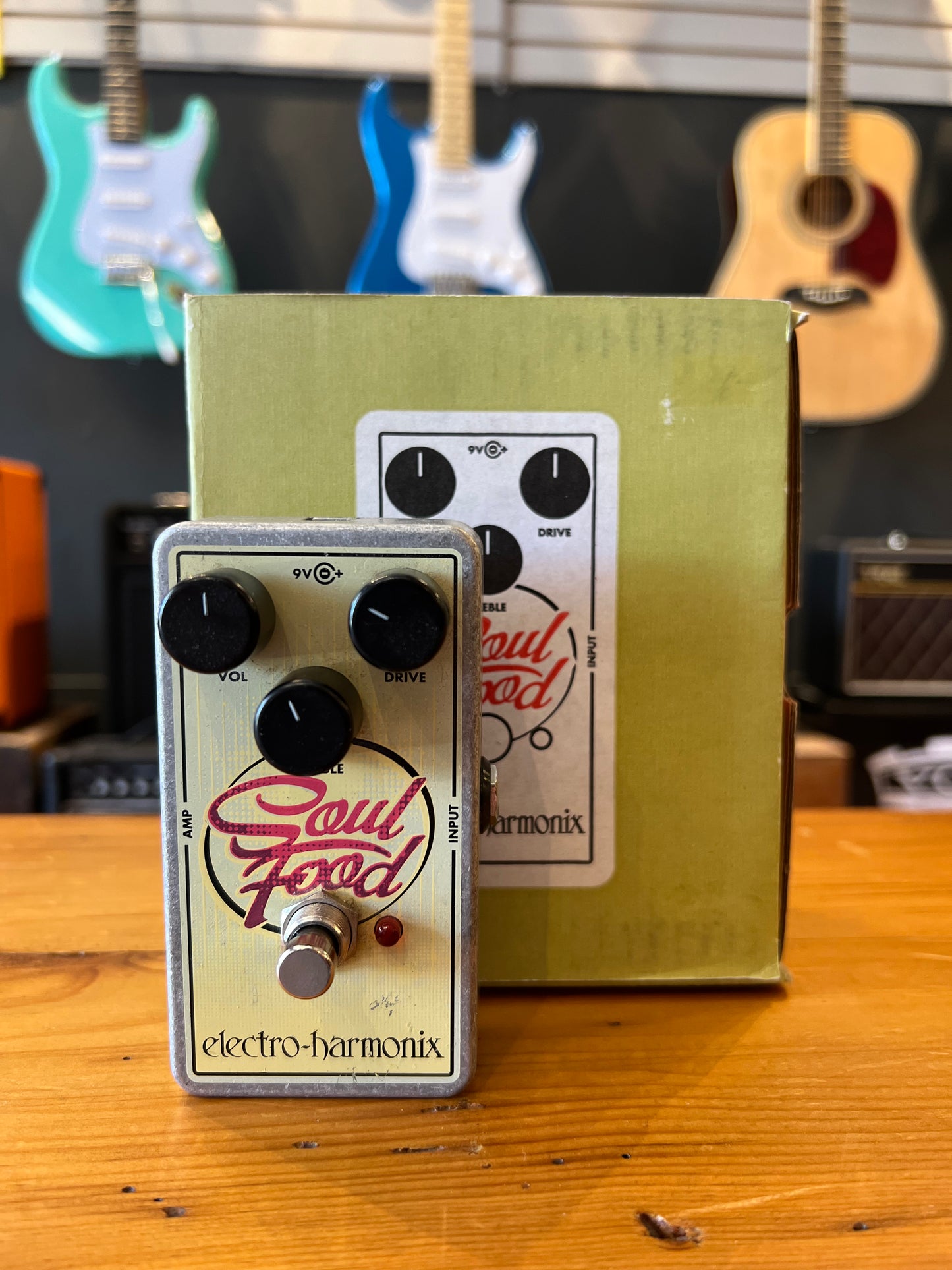 Electro Harmonix Soul Food Overdrive Effects Pedal USED