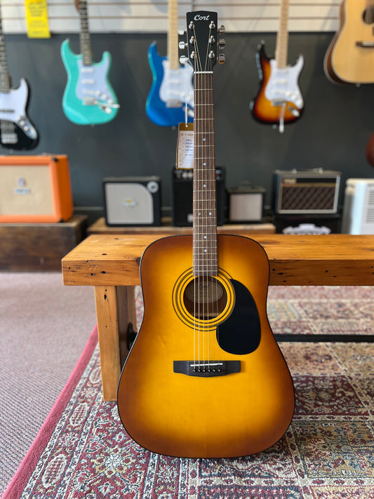 Cort Standard Series Spruce Top Acoustic Guitar, Satin Sunburst