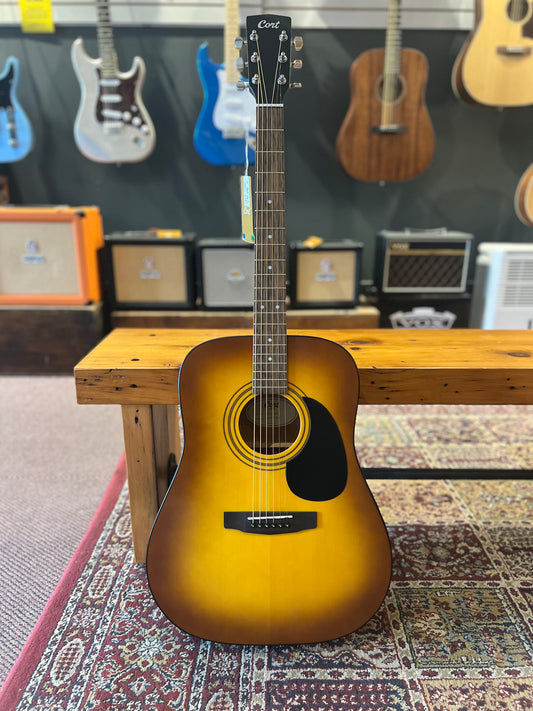 Cort Standard Series Spruce Top Acoustic Guitar, Satin Sunburst