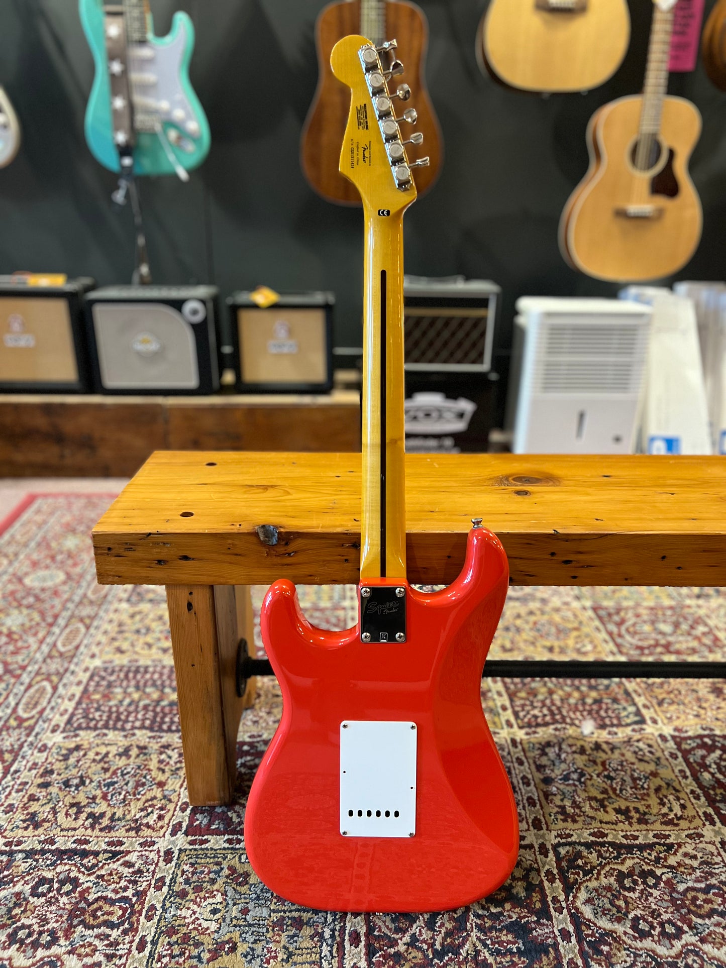 Squier Classic Vibe '50s Stratocaster with Maple Neck/Fingerboard - Fiesta Red USED