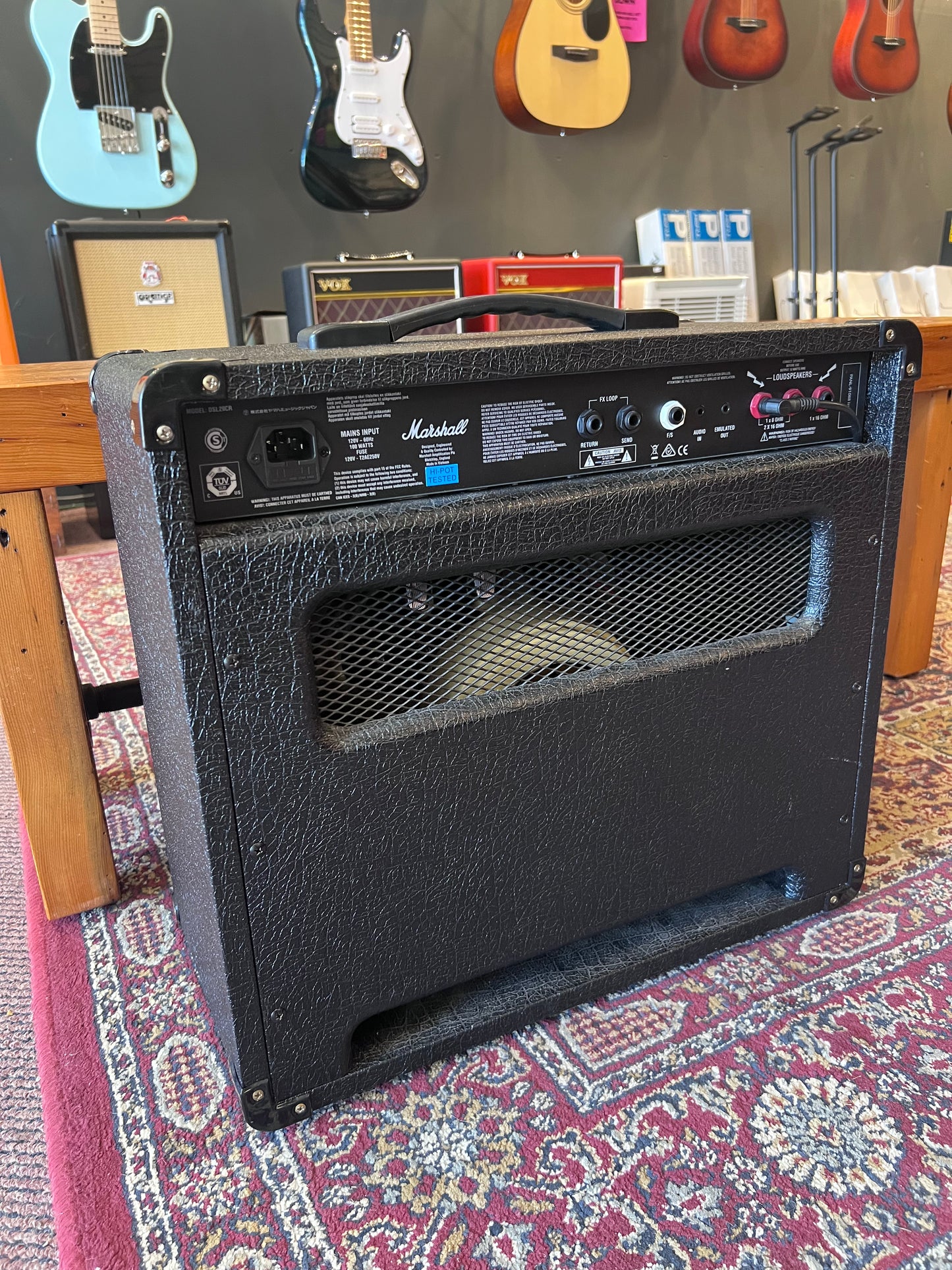 Marshall DSL20 20W Combo Guitar Amplifier with upgraded Celestian Creamback Speaker USED