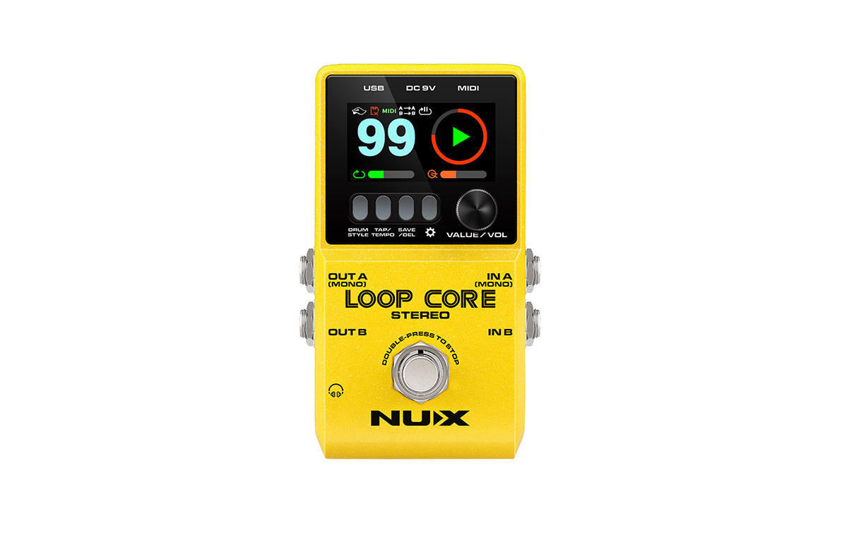 NuX Stereo Looper Effects Pedal – The Music Room Store