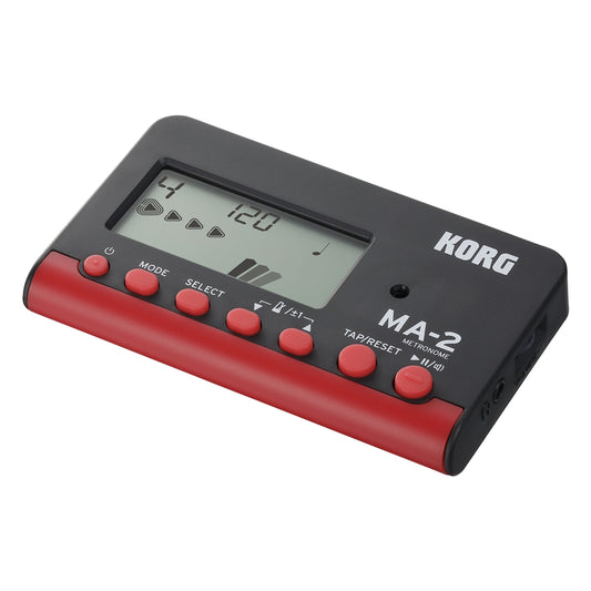 Korg Digital LCD Metronome, Black/Red