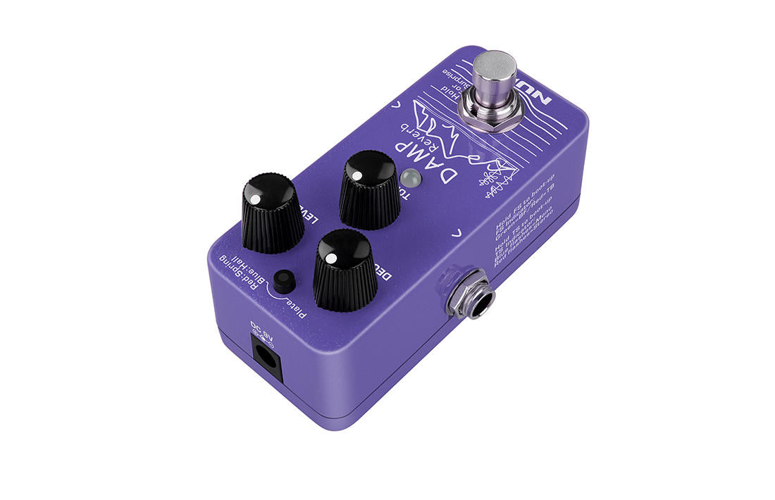 NuX Damp Reverb Effects Pedal With Three Classic Reverb Models