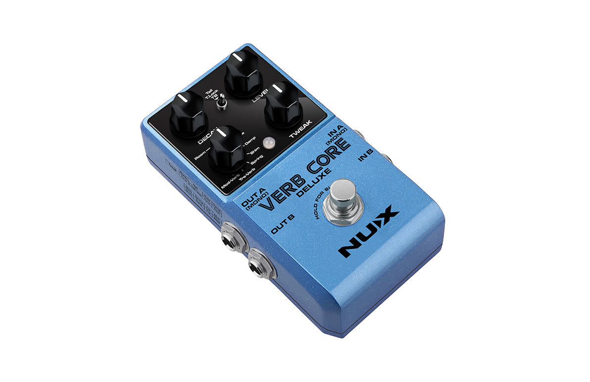 NuX Reverb Effects Pedal with 8 Different Reverbs and Freeze