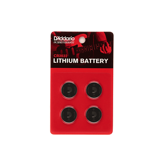D'Addario Lithium CR2032 Batteries 4pk