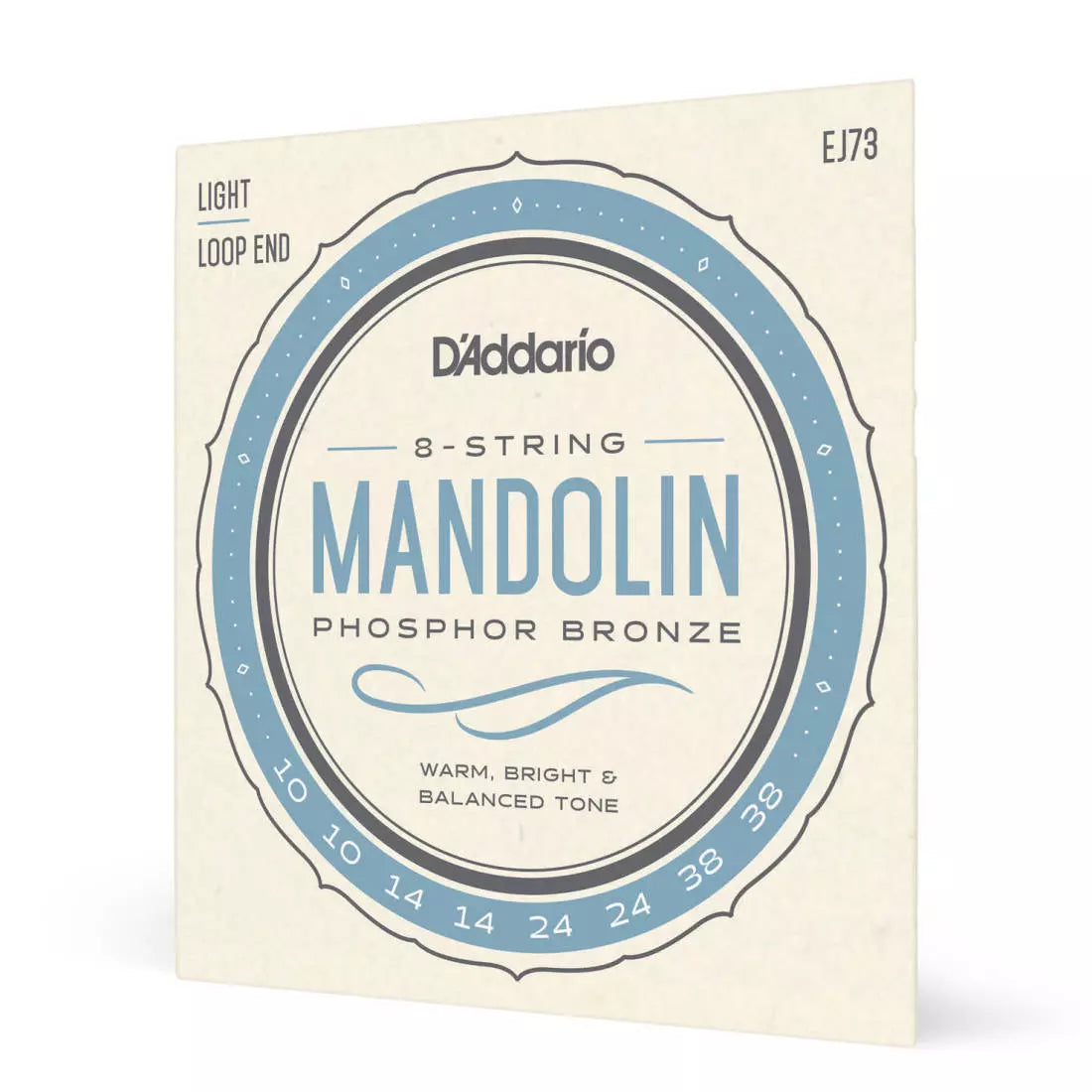 D'Addario EJ73 - Mandolin Phosphor Bronze Light 10-38