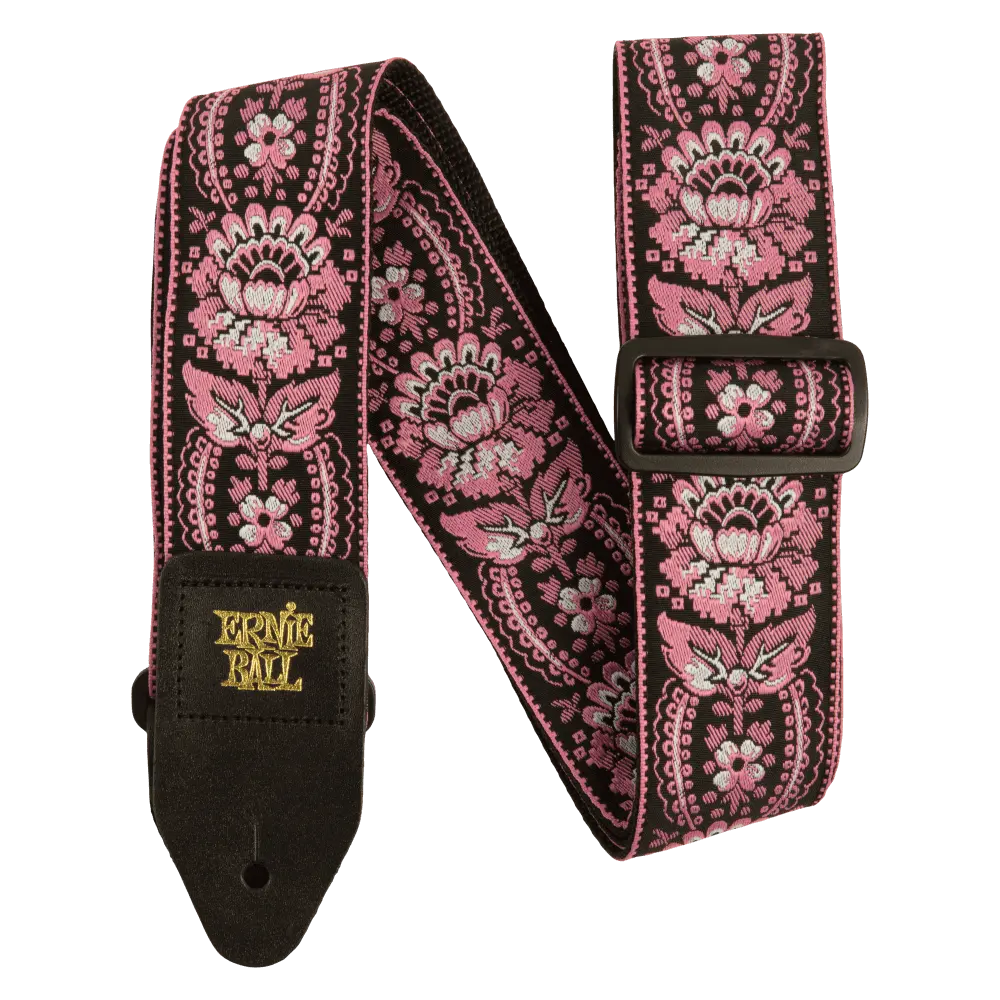 Ernie Ball Pink Orleans Jacquard Guitar Strap