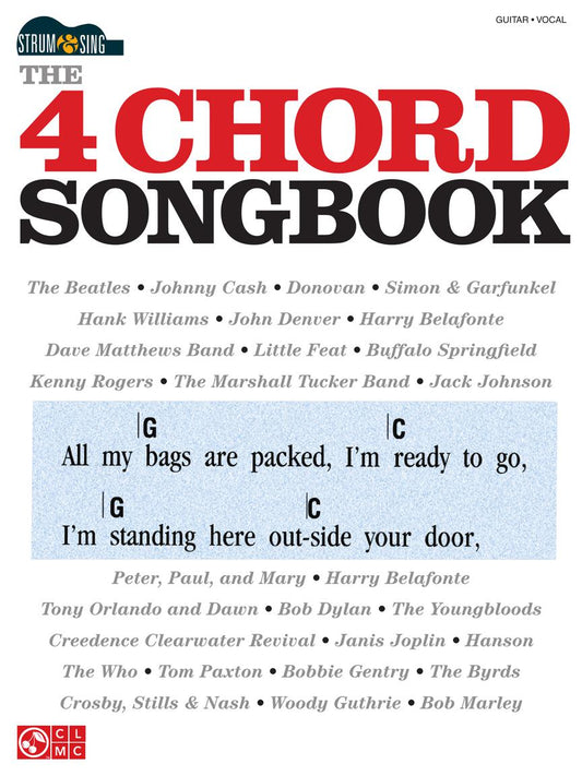 Hal Leonard The 4-Chord Country Songbook – Strum & Sing