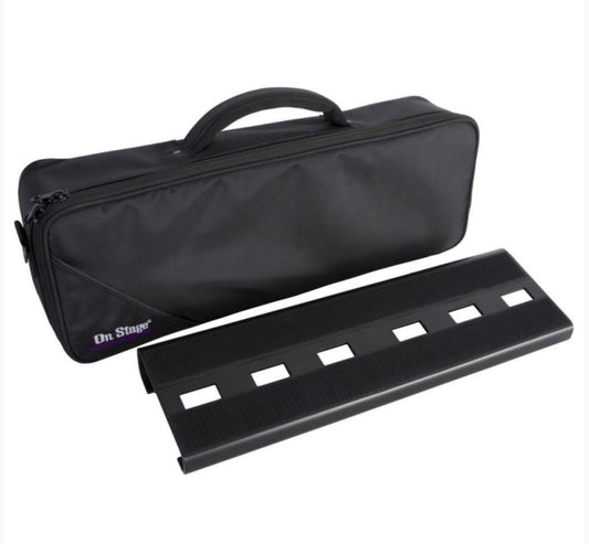 On-Stage Compact Pedalboard with Gig Bag