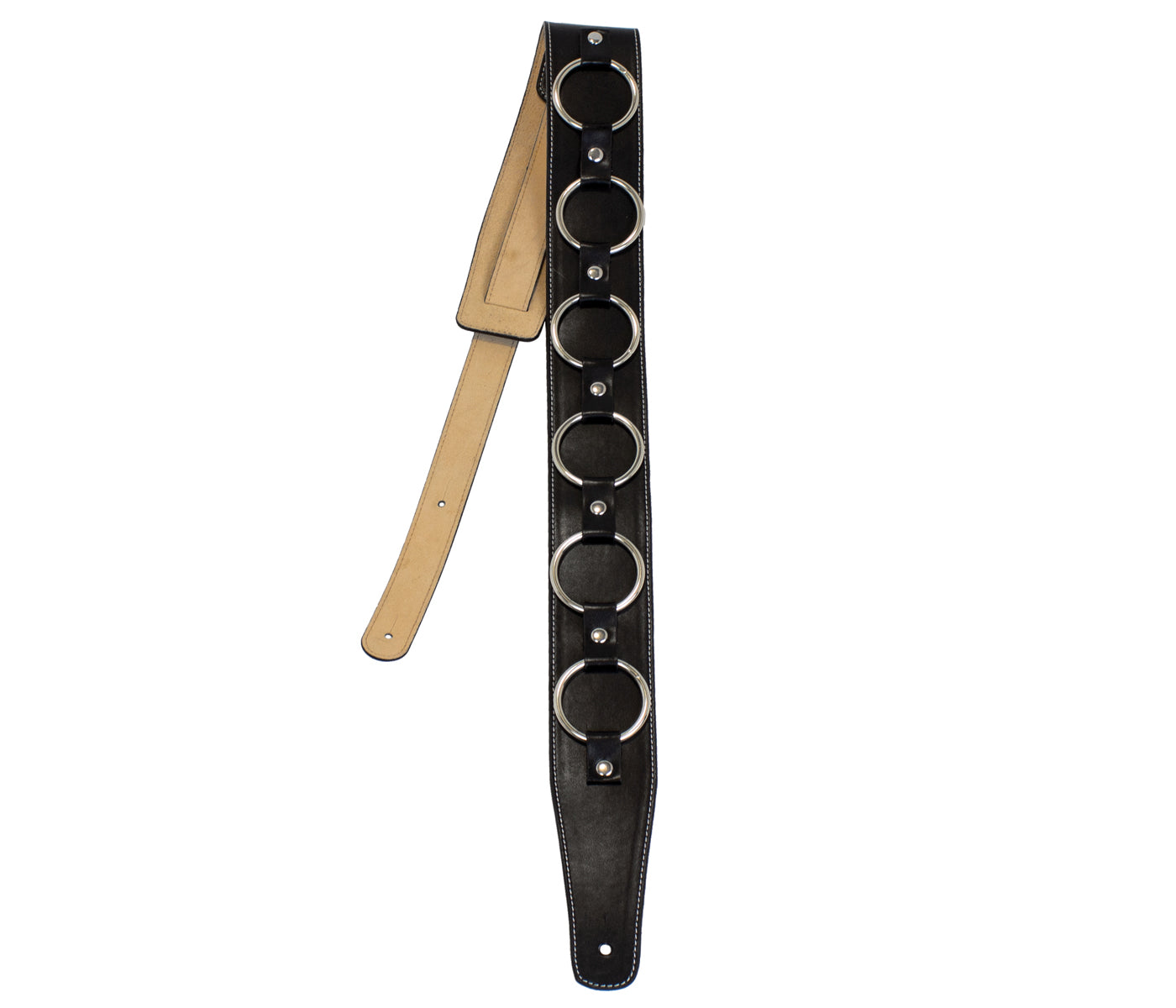 Perri’s Leathers Boutique Leather Guitar Strap with Rings