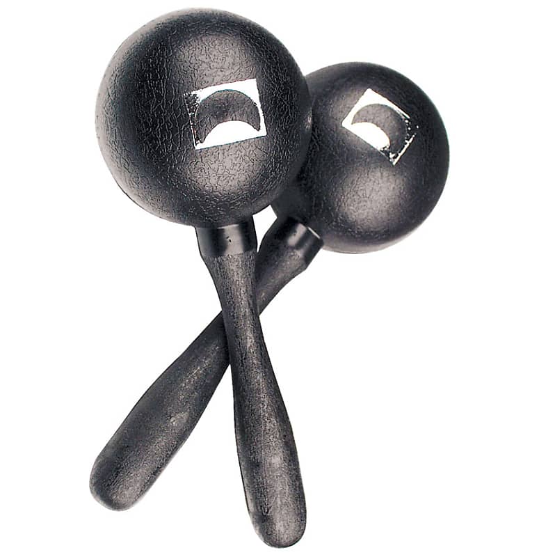 RhythmTech Fiberglass Maracas - Large - Black