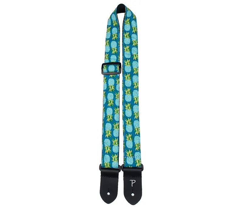Perri’s Leathers Pineapple Fabric Ukulele Strap