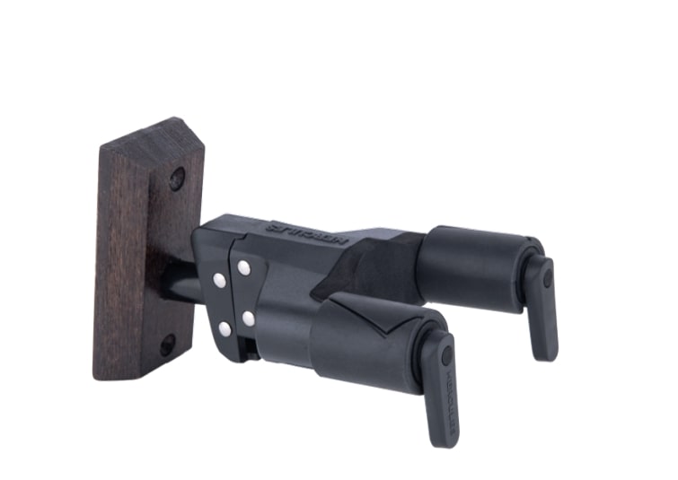 Hercules Auto Grip Guitar Hanger-Black Wood Base
