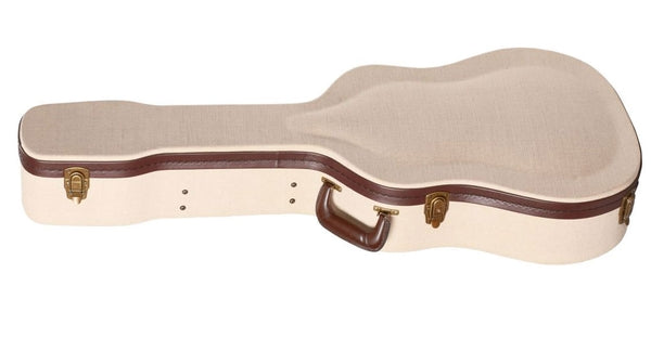 Gator Journeyman Burlap Dreadnought Acoustic Deluxe Wood Case