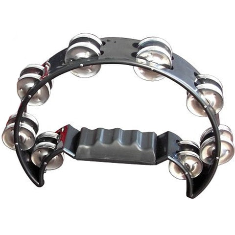 Mano Cutaway Tamborine Black