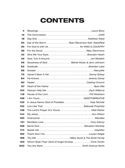 Hal Leonard Christian Chart Hits – 2nd Edition 30 Top Singles