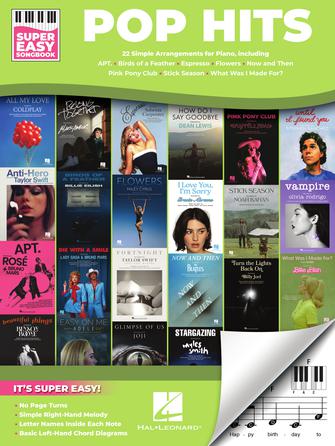 Pop Hits – Super Easy Song book