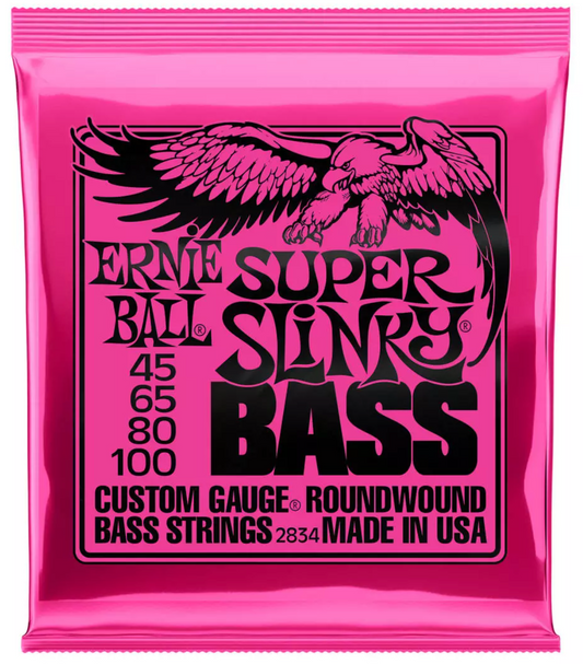 Ernie Ball Bass Super Slinky Strings 45-100
