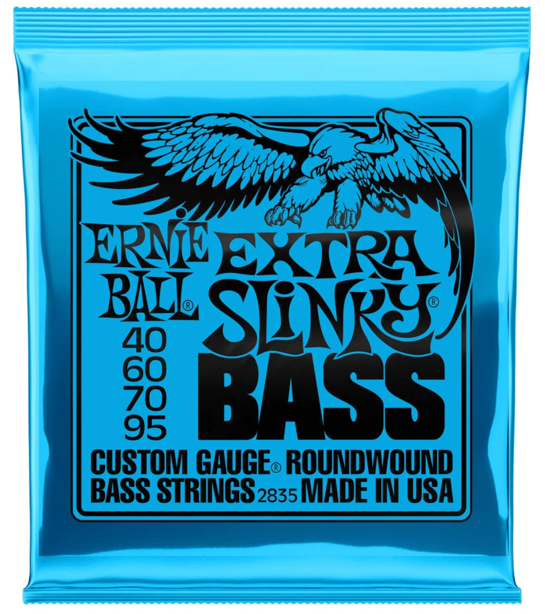Ernie Ball Nickel Wound Extra Slinky Bass Strings - .040- .095