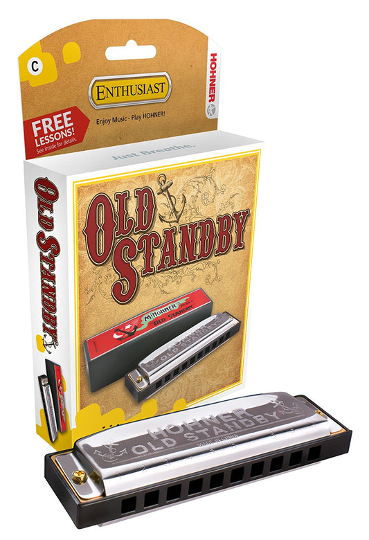 Hohner Harmonica, Old Standby, Key of D Major