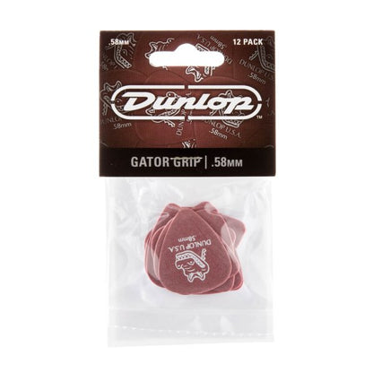 Dunlop 0.58mm Gator Grip Guitar Pick (12/bag)