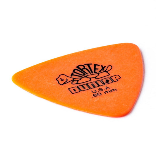 Dunlop Orange 0.60mm Tortex® Triangle Guitar Pick (6/pack)