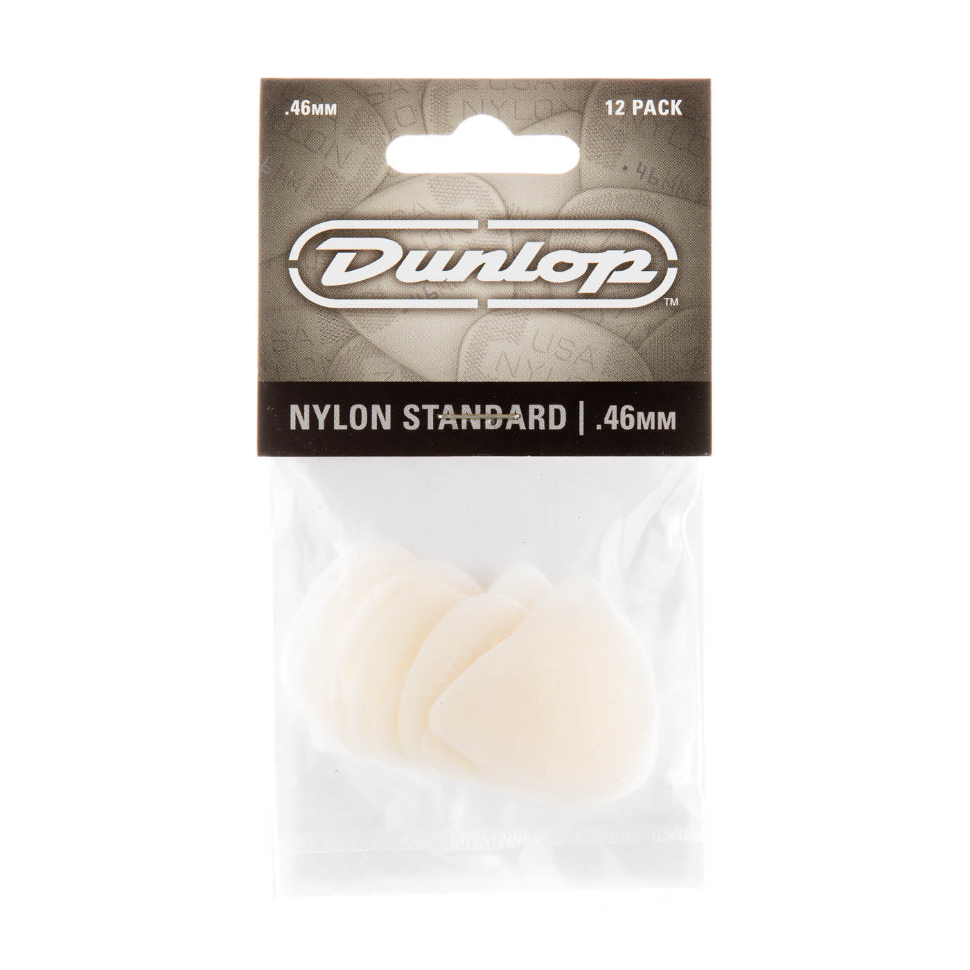 Dunlop 0.46mm Nylon Guitar Pick (12/bag)