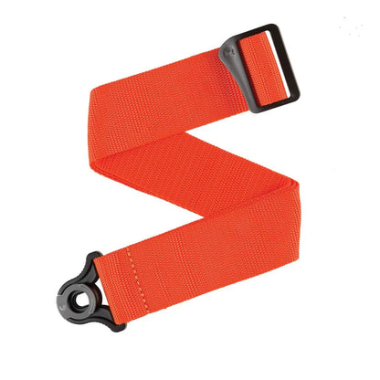 D'Addario PWSAL404 Polypropylene Auto Lock Guitar Strap (Orange)