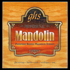 GHS Phosphor Bronze Mandolin - Loop End Strings, Light 010-036
