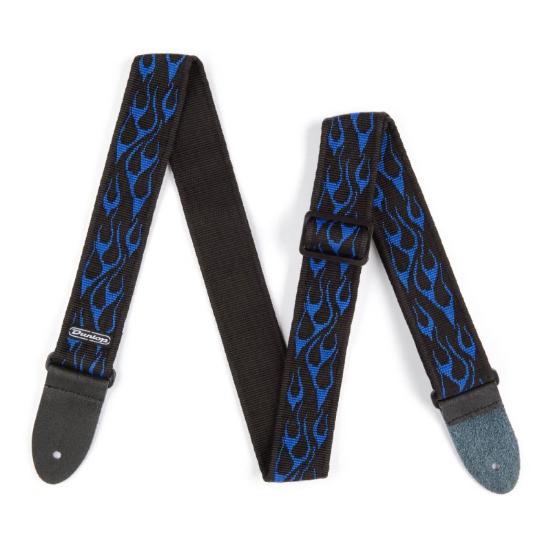 Dunlop Flame Blue Classic Strap