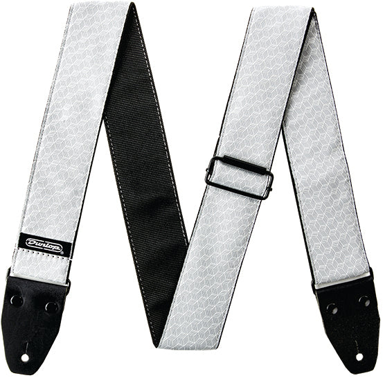 Dunlop Jacquard Cube Hatch Light Grey Strap