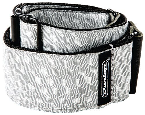 Dunlop Jacquard Cube Hatch Light Grey Strap