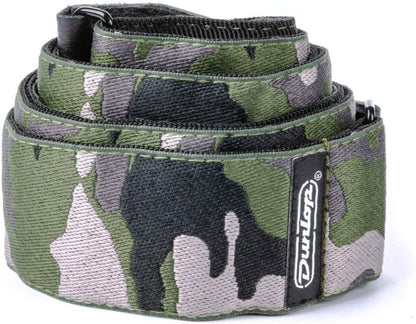 Dunlop Jacquard Guitar Strap, Ranger Green