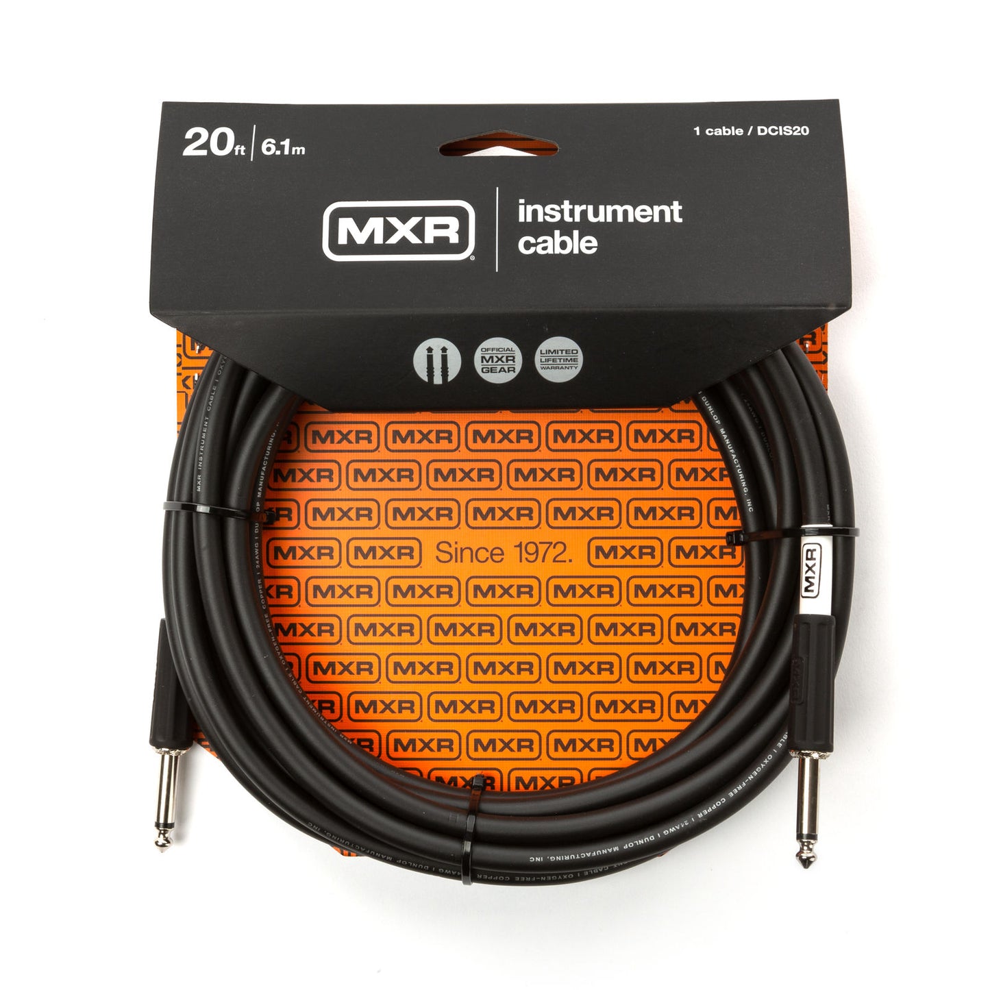 MXR Standard Instrument Cable - 20'