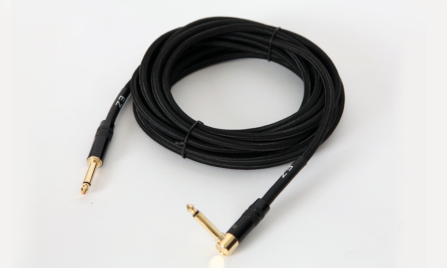 Leem Professional Guitar Cable 20ft Straight to Angle