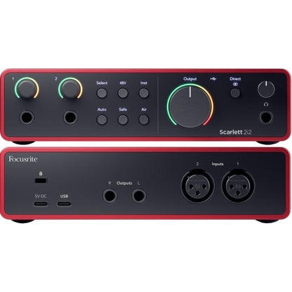 Focusrite Scarlett 2i2 4th Gen USB Audio Interface