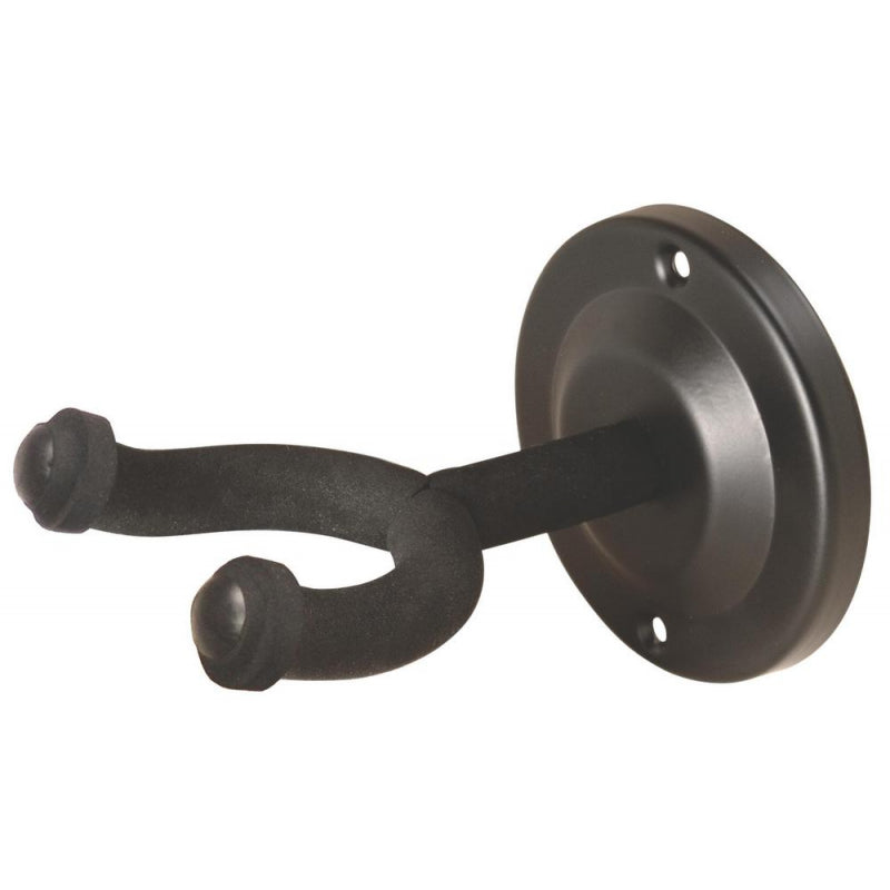 On-Stage Wall-Mount Guitar Hanger with Round Metal Base