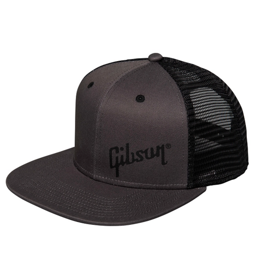Gibson Charcoal Trucker Snapback Hat